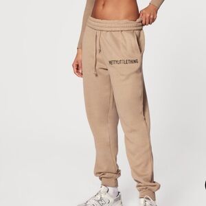 NEW PRETTYLITTLETHING MOCHA CUFFED HIGH WAISTED SWEATPANTS multiple sizes